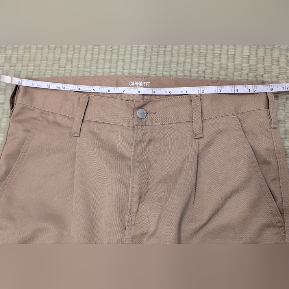 Carhartt WIP Work in Progress Abbott Pants Beige Men's Size 30 Made in Tunisia - Picture 5 of 6